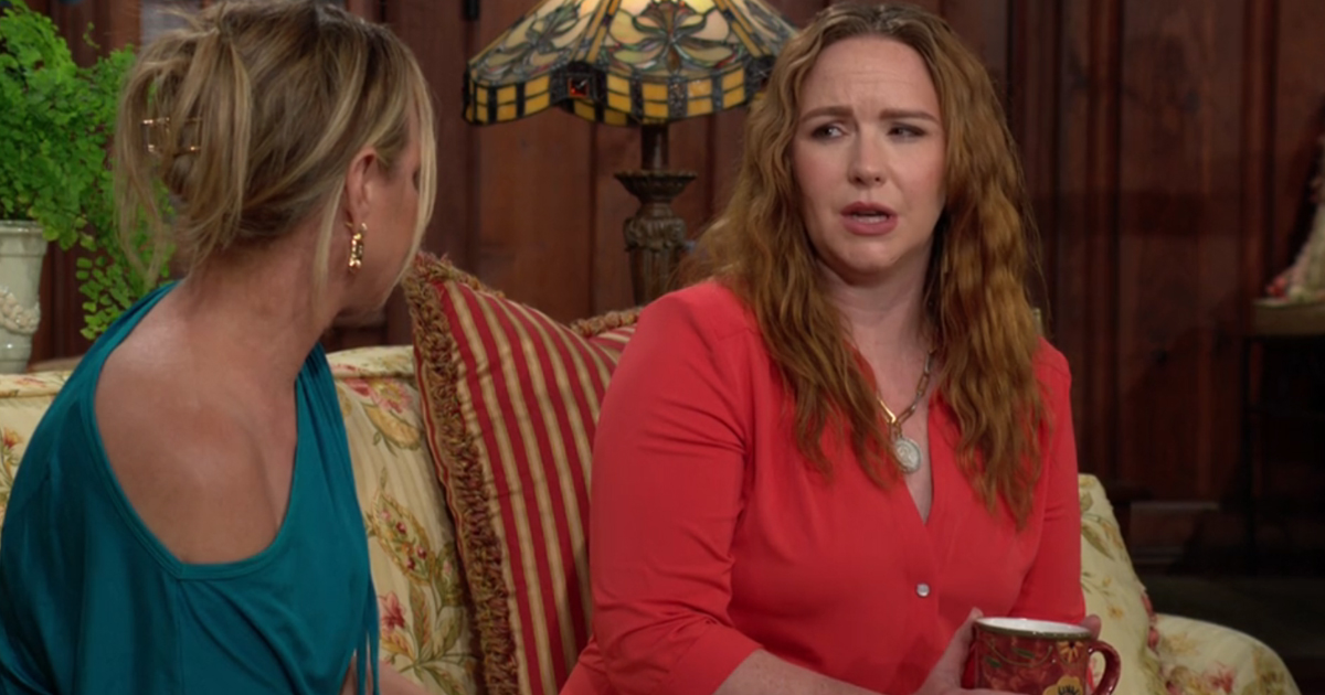 Mariah and Tessa are concerned by Sharon's behavior